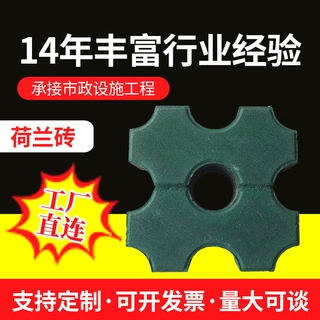 停车位植草砖 荷兰砖彩色砖 人行道砖户外砖步道砖庭院地面广场砖
