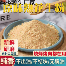 现磨纯熟花生粉熟超细原味商用即食烘焙烧烤撒料烤肉蘸料配料原料