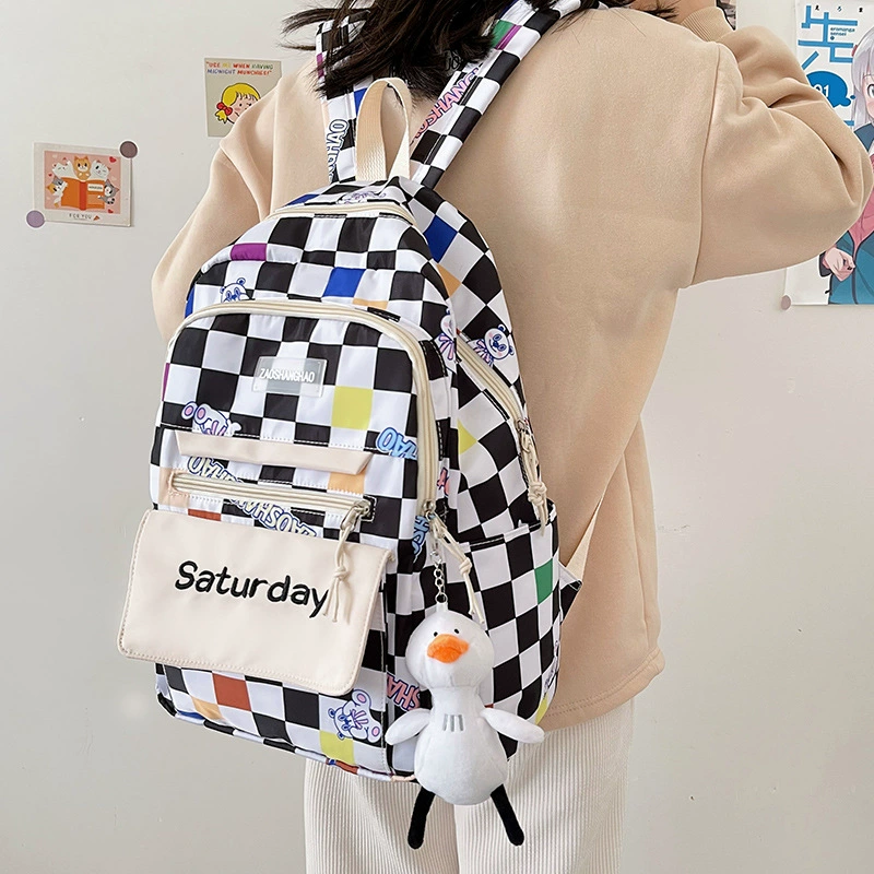 Brand cute backpack, Japanese shoulder bag, South Korea, with little bears, in Japanese style