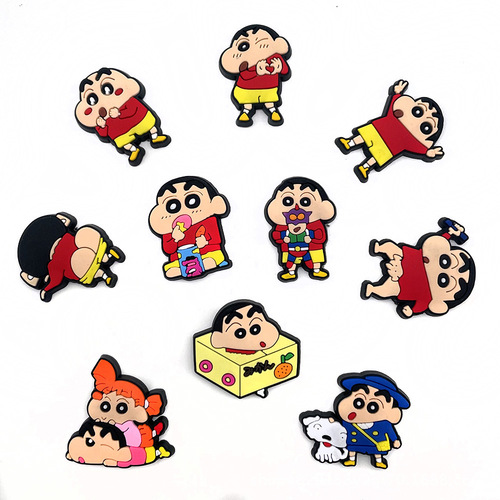 Crayon Shin-chan 10 New Hikozō Hole Shoes Shoe Clips Shoe Flowers DIY Cartoon Smart Star Crocs Shoe Accessories