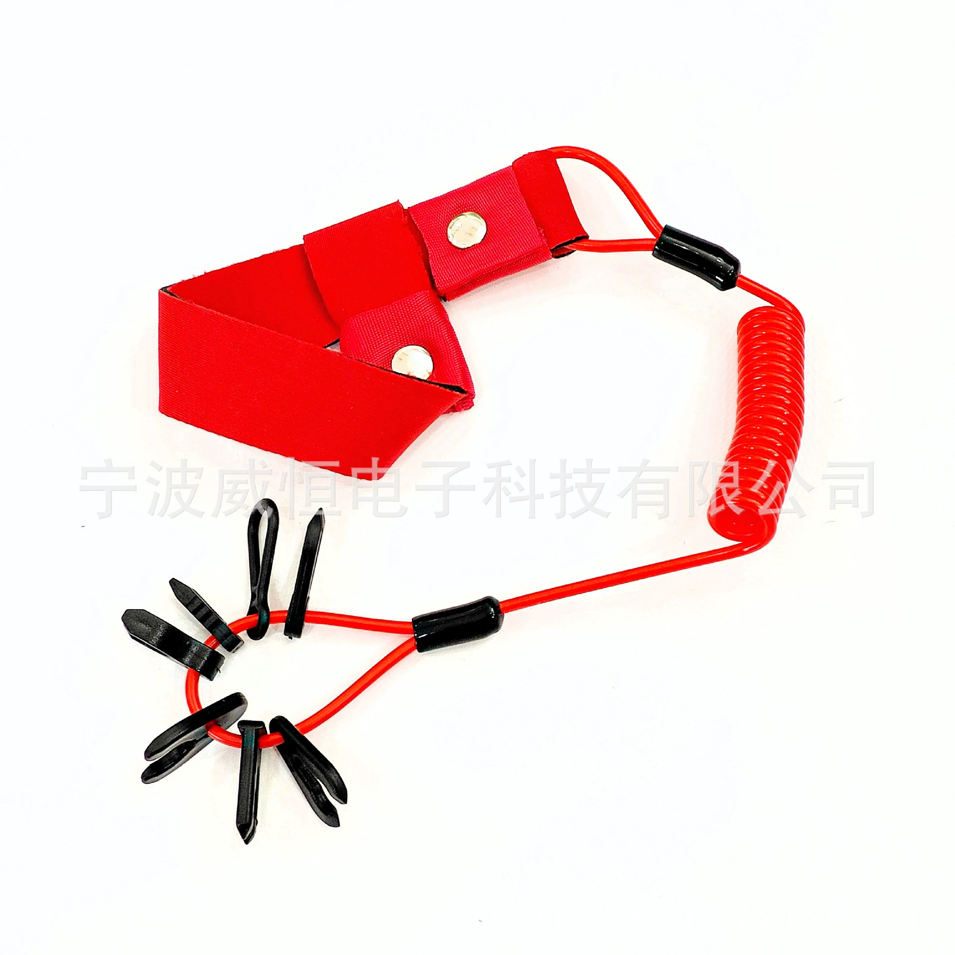 Производитель поставляет многоклавишный выключатель аварийного отключения с красным ремешком и пружинным тросом, многоклавишный выключатель аварийного отключения для моторных лодок