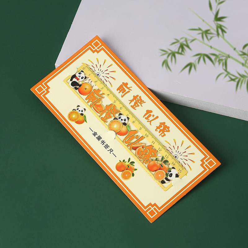 Panda creativo lindos marcadores de metales marcadores huecos de bronce estilo chino Wenchuang marcas de lectura carpeta al por mayor