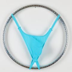 GAY European and American foreign trade sexy low waist men's underwear ice silk JJ lifting ring U convex multi-purpose triangle briefs E068 