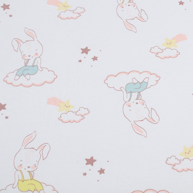 ニット綿綿綿毛布プリント赤ちゃん精櫛プリント枕カバー生地赤ちゃん下着tシャツニット生地|undefined