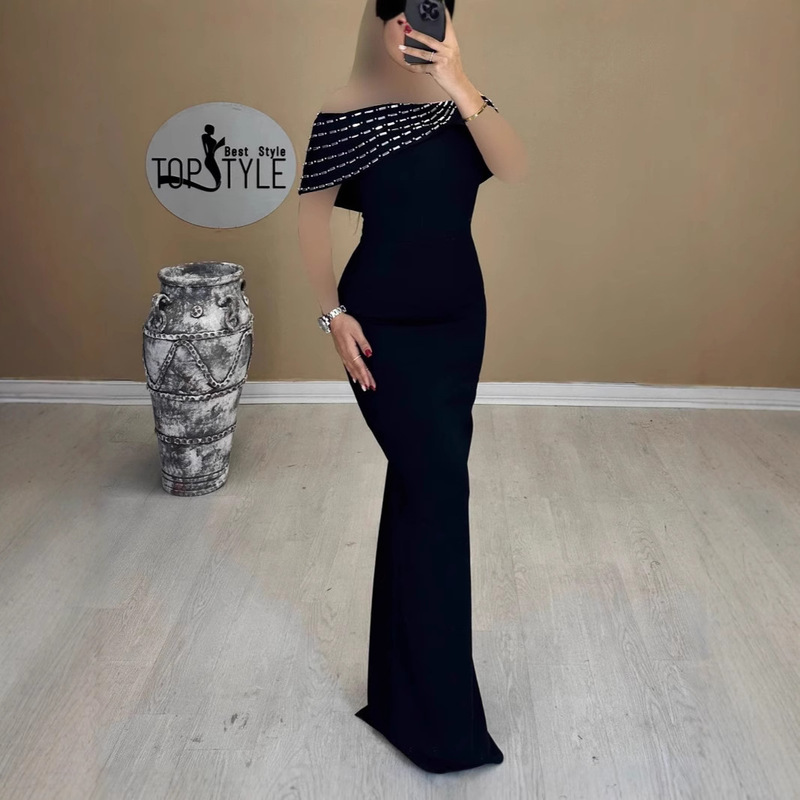 Amazon AliExpress Cross-border Multicolor Shoulder Sleeveless Diamond Sexy Socialite Bandage Maxi dress Dress Amazon AliExpress Cross-border Multicolor Shoulder Sleeveless Diamond Sexy Socialite Bandage Maxi dress Dress