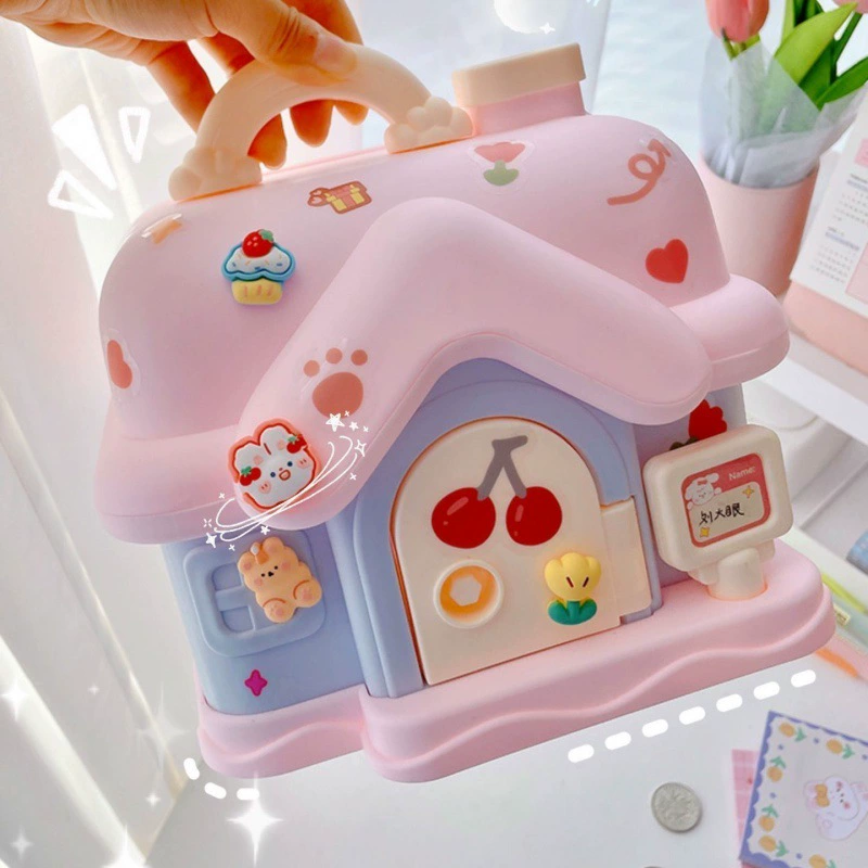 Big capacious cute house, piggy bank, Birthday gift