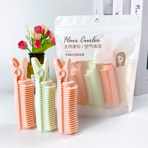 Internet celebrity bangs curling air hair barrel curling clip clip fixed clip fluffy clip curling iron styling clip hair twister