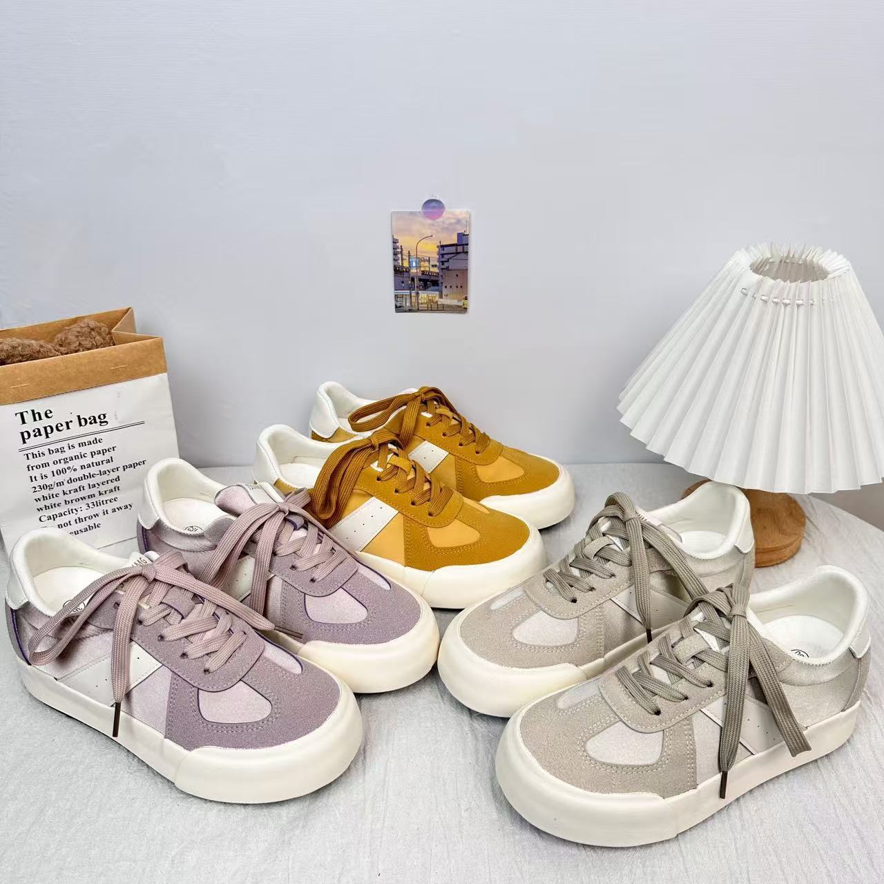 6640 zapatos blancos transpirables de altura interior, zapatillas de deporte casuales para mujer, suela gruesa, zapatos deportivos de primavera y otoño de 2025