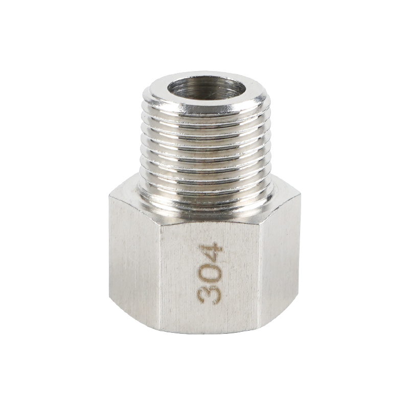 Acero inoxidable a través del adaptador de alambre interno y externo 304 rosca interna 4 puntos medidor de presión de reducción de alambre externo M20 conector de complemento de núcleo