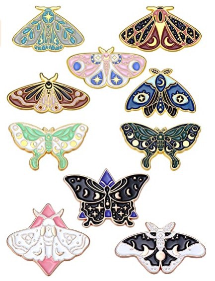 Nueva Serie De Mariposas Broche De Goteo Alas De Mariposa Diferentes Formas Insignias 12 Piezas Conjunto display picture 1