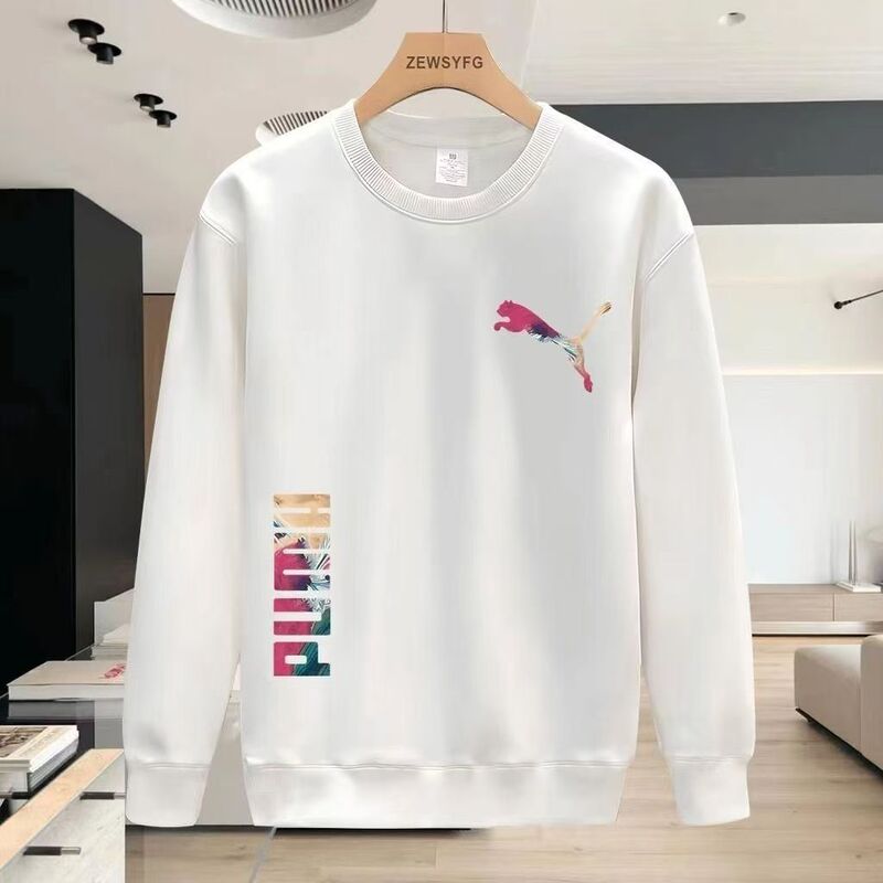Big Discounts on Export Counters ~ Fashionable Brand Sweatshirts for Men and Women, Autumn and Winter Round Neck Fleece-Lined Warm Tops Big Discounts on Export Counters ~ Fashionable Brand Sweatshirts for Men and Women, Autumn and Winter Round Neck Fleece-Lined Warm Tops