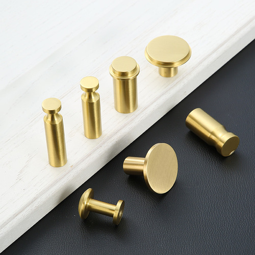 Brass coat hook for front door, single entryway cabinet hat hook, wall-mounted, wall drilling, gold copper hook