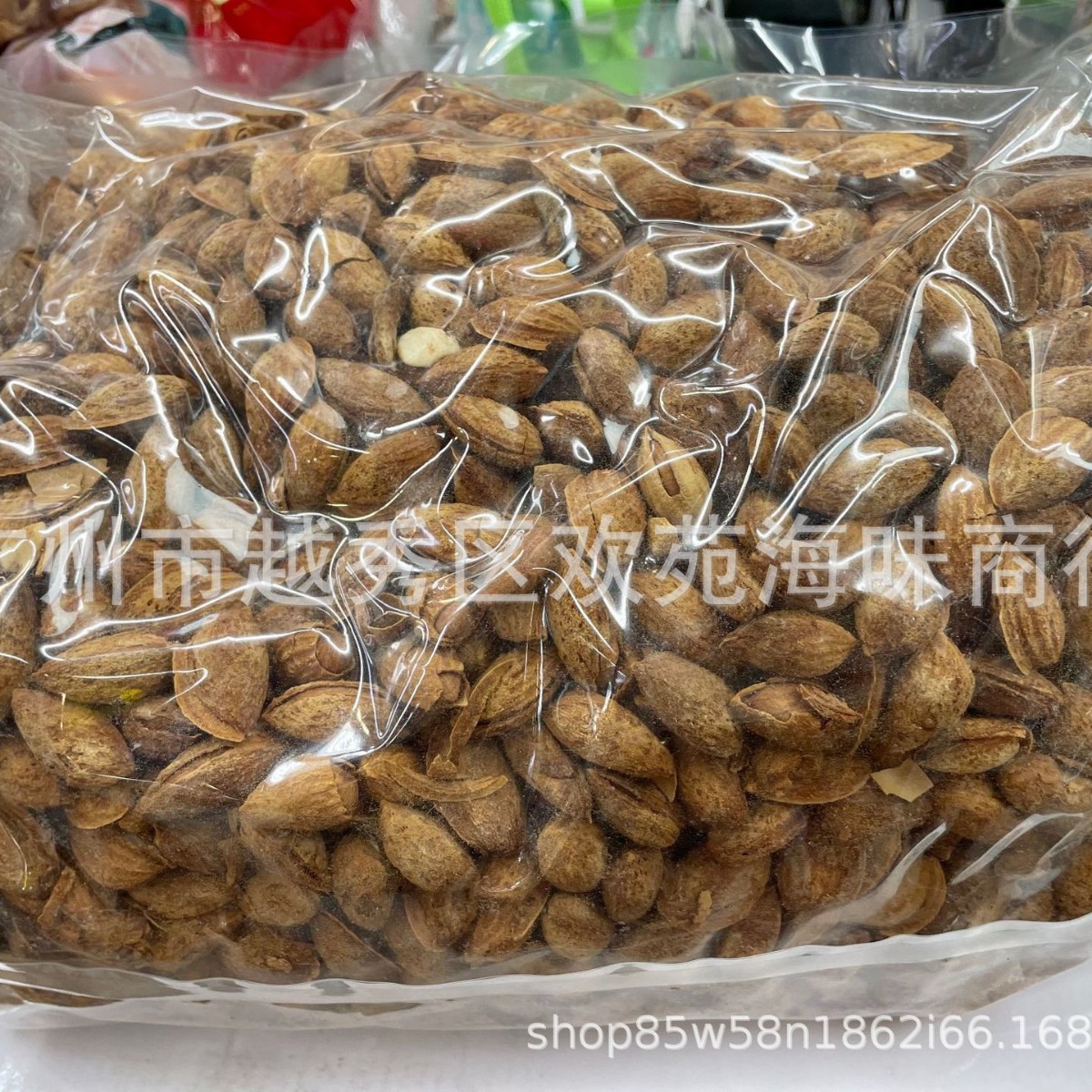 新货带壳巴旦木手剝盐焗味大颗粒簿壳 散装整件批发坚果炒货