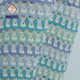 Pure Polyester Contrast Color Warp Knitted Lace Hook Edge Hollow Jacquard Knitted Fabric European and American Cross-border Fashion Foreign Trade Fabric