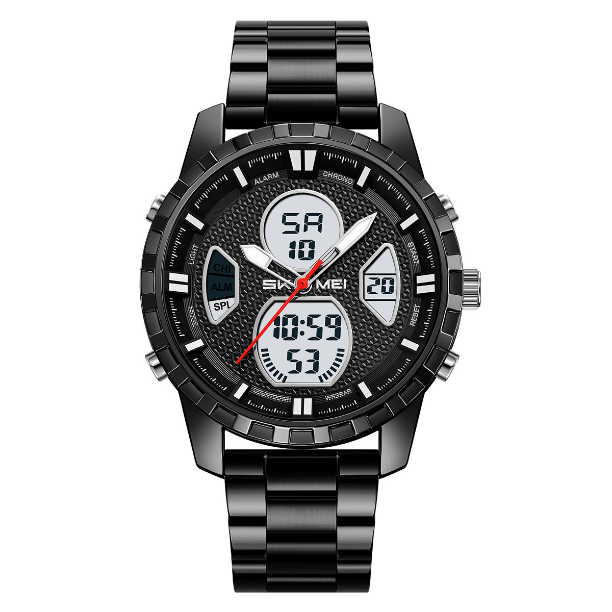 Reloj deportivo masculino de doble pantalla impermeable multifuncional de comercio exterior fábrica de personalización transfronteriza spot