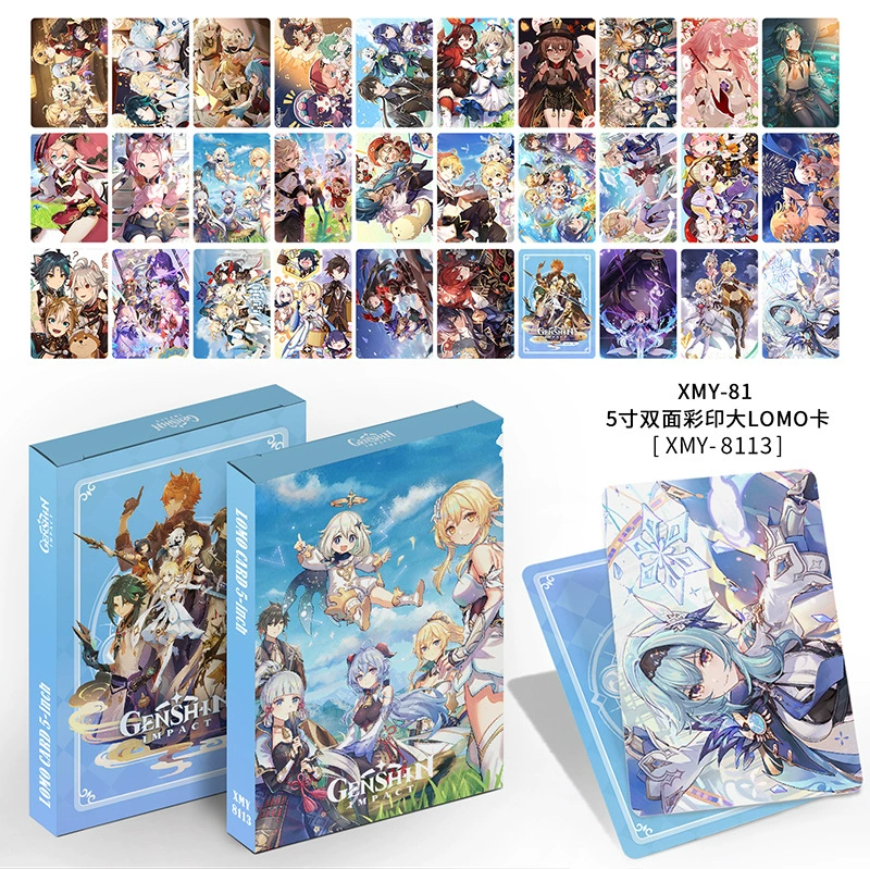 Total Chain Five - дюймовая Lomo карта Blind Twice BL розовые чернила Slam Dunk Star Anime 3R двусторонняя Lomo карта 30