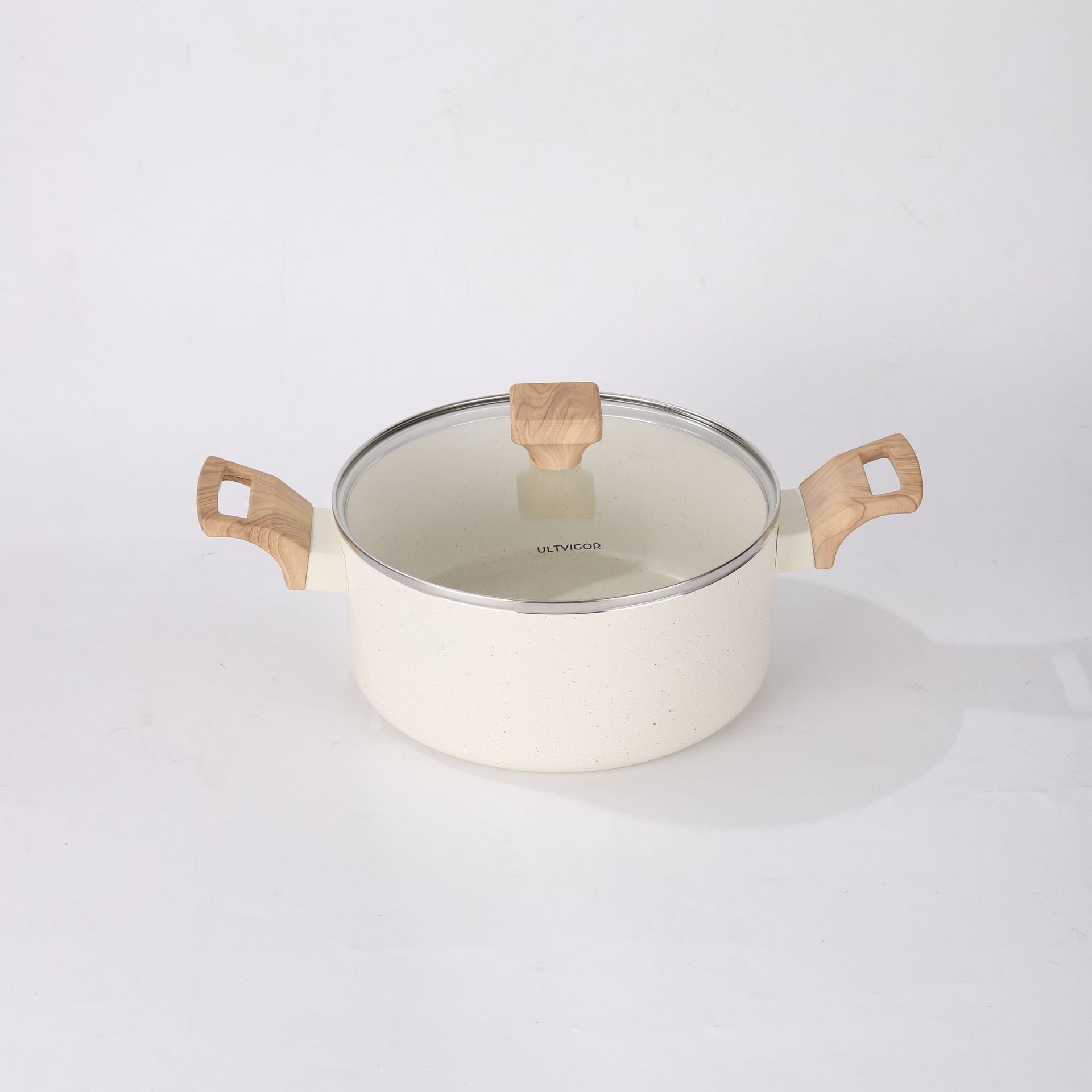 Juego de ollas de piedra médica doméstica de venta caliente transfronteriza, olla de aluminio, sartén antiadherente, wok, olla de sopa, olla de regalo comercial