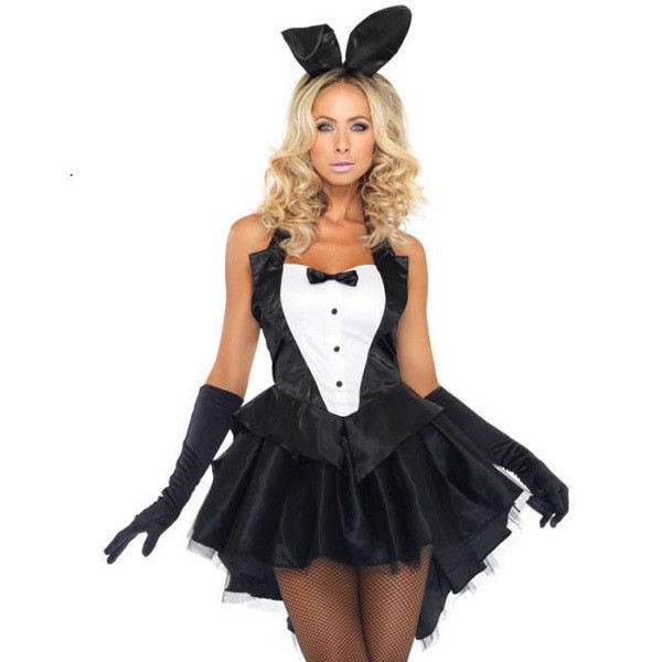 New One-Piece Bunny Girl Costume Bunny Costume Halloween Cosplay Stage Costume Nightclub Bar Ds Performance Costume
