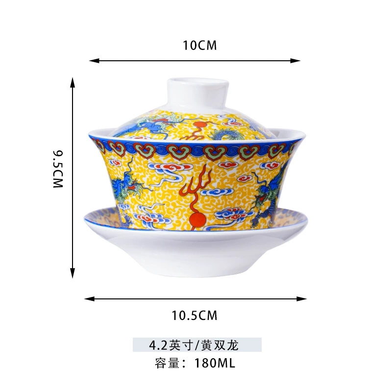 Ceramic чайный набор белый как снег, большой синим и белым чайная чашка