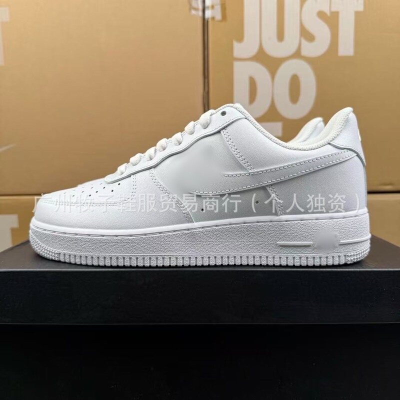 Cross-Border Exclusive Supply of High-End Versions of Putian Air Force One Air Retro Pure Black and White Af1 Men's and Women's Sneakers, Sports and Casual Shoes
