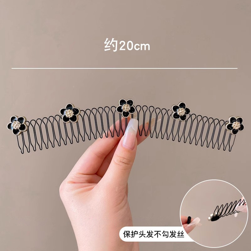 Arteto de cabello roto para niños, niña, peine para el cabello, horquilla en la frente, princesa, peine en la parte posterior de la cabeza del bebé, horquilla, tocado