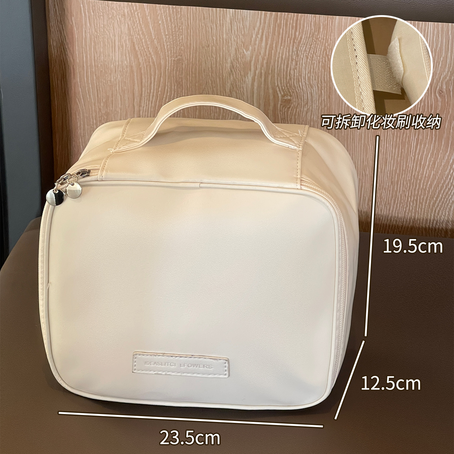 Bolsa de cosméticos portátil de gran capacidad para salir portátil avanzado 2025 nuevo viaje ropa portátil almacenamiento de cosméticos