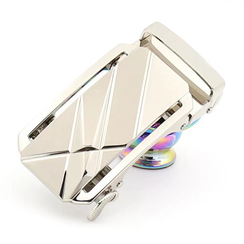 Wholesale automatic deduction zinc alloy waist belt head hardware belt buckle high-end men's belt buckle
