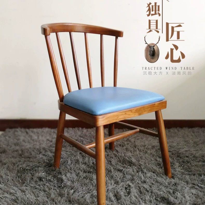 Фабрика-производитель: индивидуальные обеденные стулья из массива дерева с чертежами и образцами, скандинавский стул из ясеня 1001 Windsor.