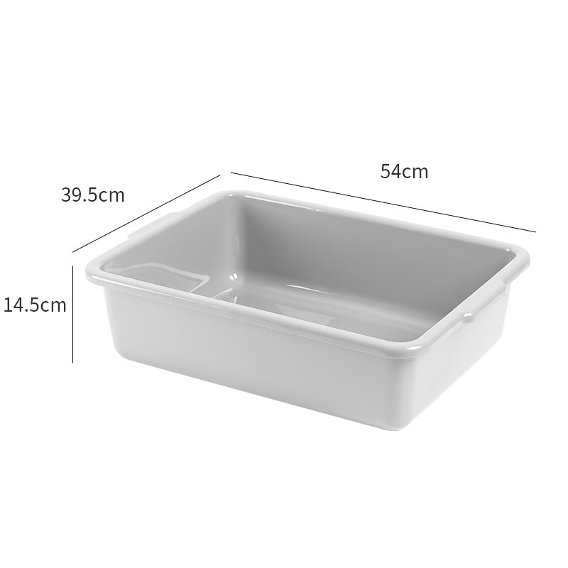 Nuevo material PP en stock congelado marisco cuenca de calidad alimentaria Cuenca del hotel barbacoa cuenca piezas cuadradas vajilla de hielo de calidad alimentaria congelado