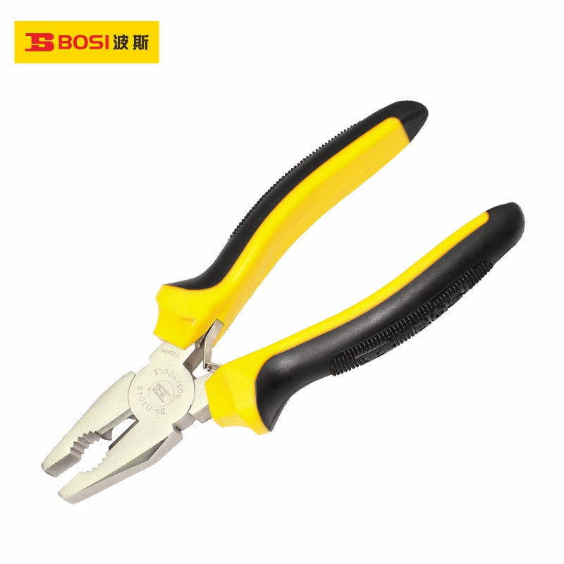 波斯工具 镍铁合金钢丝钳 老虎钳6寸8寸 BS193046 BS193048