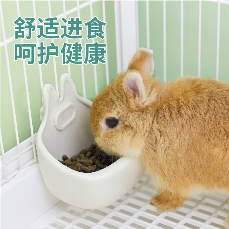 Umi フードボウル ペットウサギ セラミックフィーダー モルモット 吊り下げ式 転倒防止 ウサギ ライスボウル用品|undefined