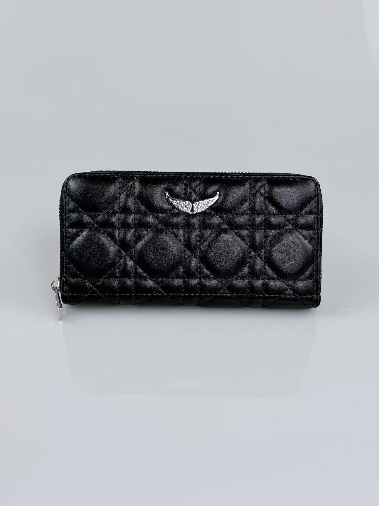 ZW Cartera Cartera de tarjetas de mano Europa y América simple Cartera de moda atmósfera nueva