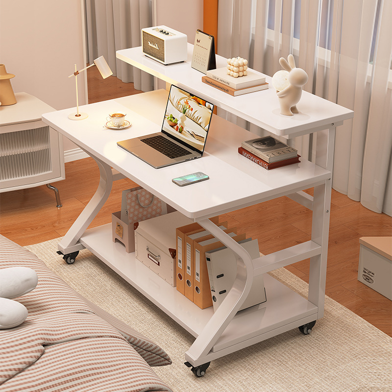 Movable Computer Desk Bedroom Home Student Desk Study Table Small Office Desk Dormitory Lazy Bed Tω