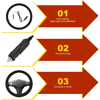 Wheel Hand Warmer Quick Heating – Steering wheel cover