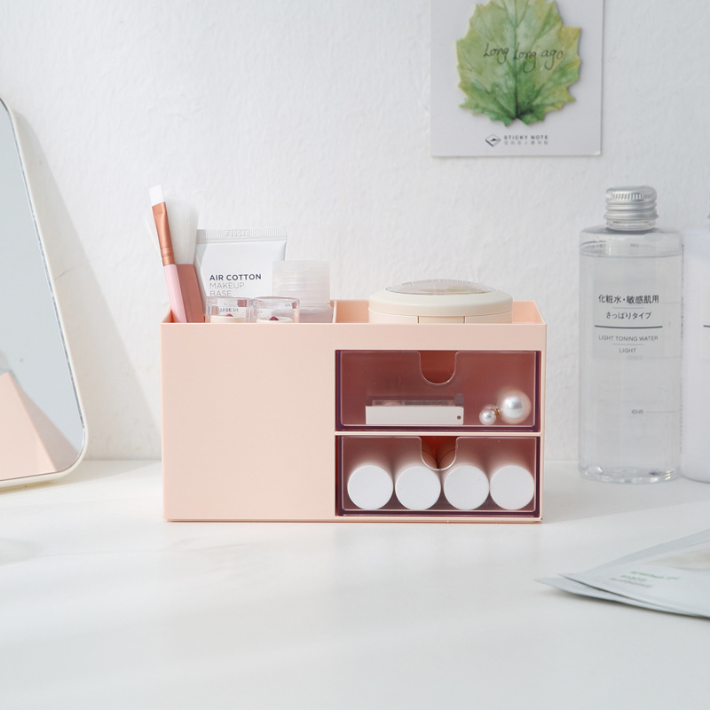 Cosmetic table storage box
