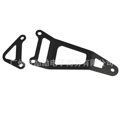 Suitable for Yamaha Yzf-R3 R25 Mt-03 Mt-25 Modified Rear Pedal Bracket Exhaust Pipe Hanger Accessories (Motosiklet ləvazimatları və aksesuarları) - black