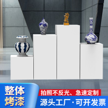 烤漆展台手办橱窗中岛展厅展会展示台架工艺品陈列展示柜模特地台