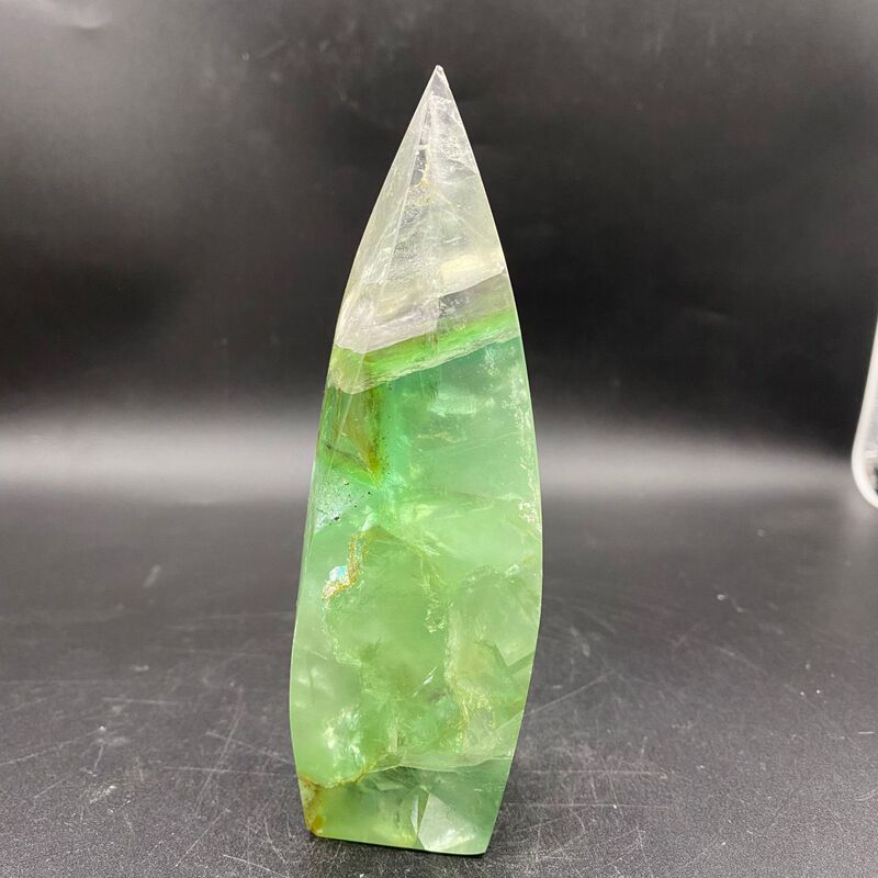 天然水晶摆件萤石火炬摆件小摆件桌面摆件手工雕刻件装饰摆件 图 3