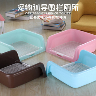 Cross-border dog toilet dog urinal large flat pet training fence splash-proof toilet pet supplies wholesale
