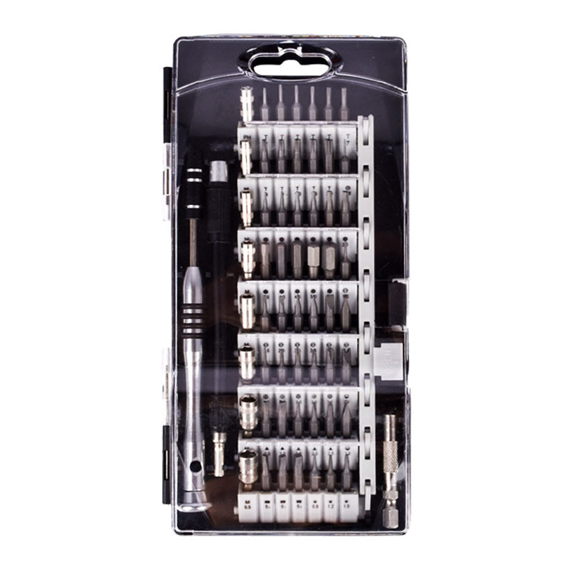 跨境螺丝刀批套装S2合金钢手机电脑家用维修拆机工具60合一套装