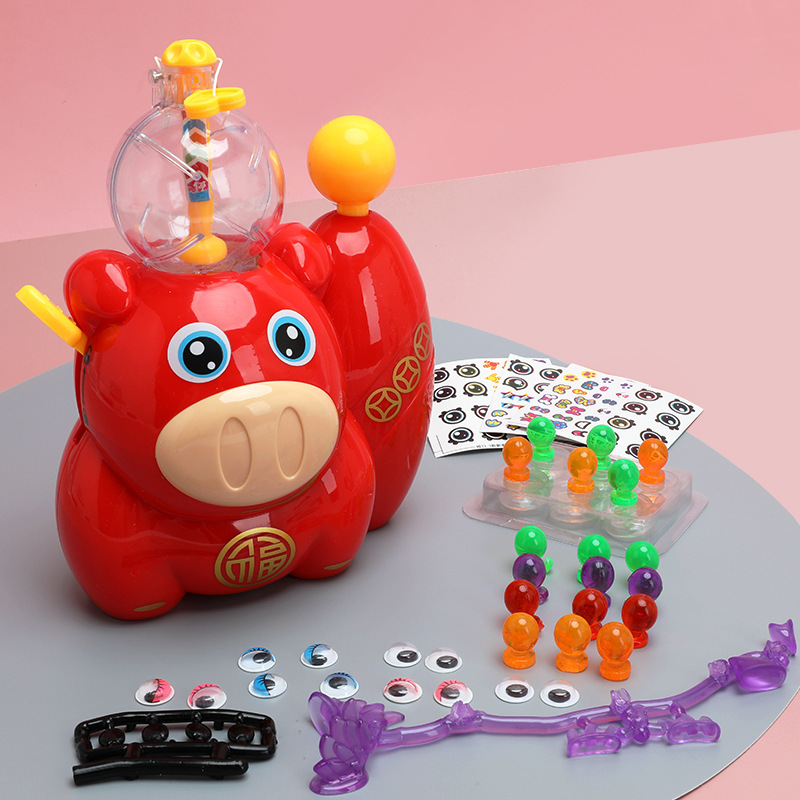 Little Red Pig Magic Adhesive Le Pobo Aeocated Bubble Poor Balls…