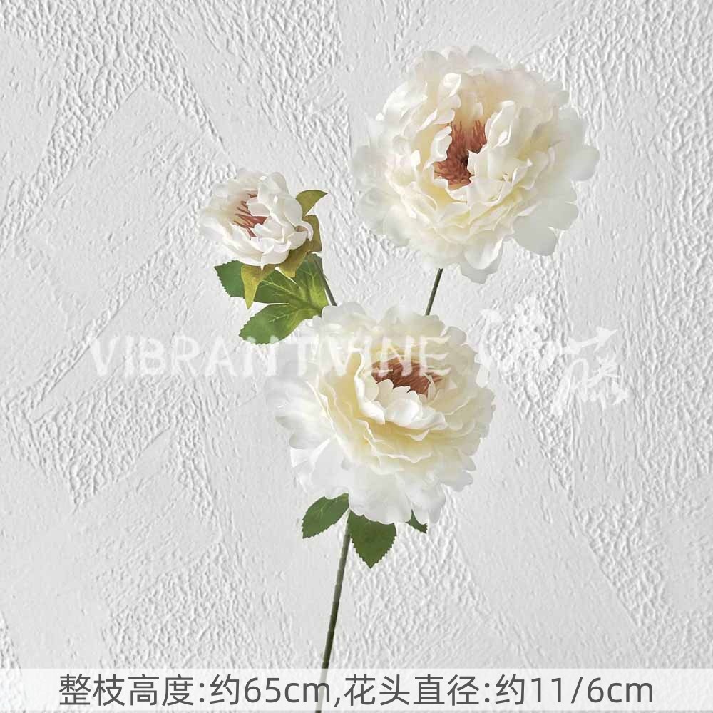 Arreglo de flores de guía de diseño de bodas blanco Arreglo de flores de guía Sala de estar del hotel Decoración de flores falsas Fábrica de flores artificiales al por mayor