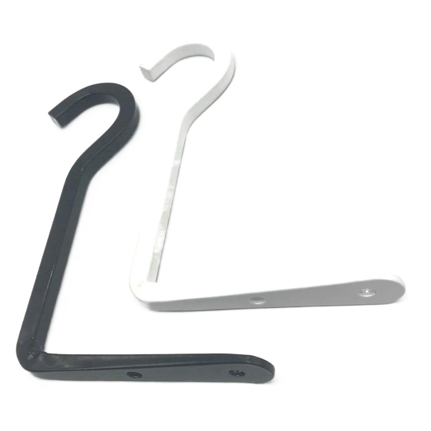 Suministro de 6 pulgadas de metal gancho de pared gancho de la planta al aire libre decoración de alimentación de aves para hacer fotos