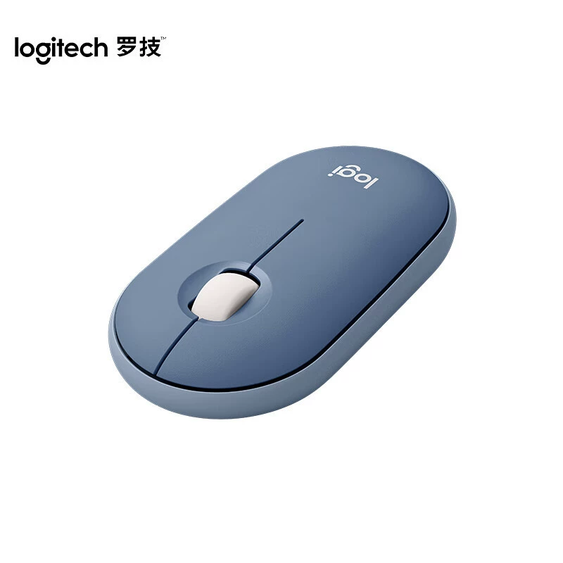 Беспроводная мышь Logitech Pebble, Bluetooth, офисная, лёгкий звук, портативная, стильная, для многоповерхностного использования