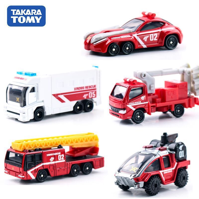 Tomy/Domeka Simulation Fire Rescue Scene Set Joint Rescue Series Fire Truck Zelong and Fuhu Series Tomy/Domeka Simulation Fire Rescue Scene Set Joint Rescue Series Fire Truck Zelong and Fuhu Series