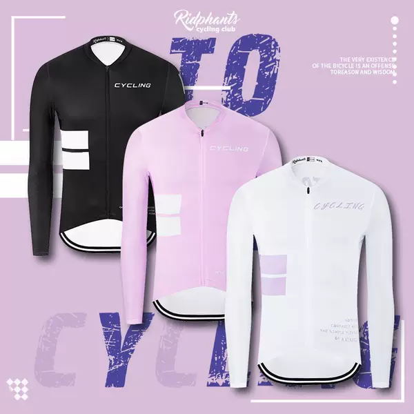 Youth Horizontal Strip Spring Autumn and Winter Cycling Suit Thin and Fleece Long Sleeve Bicycle Suit for Men and Women Bicycle Warm