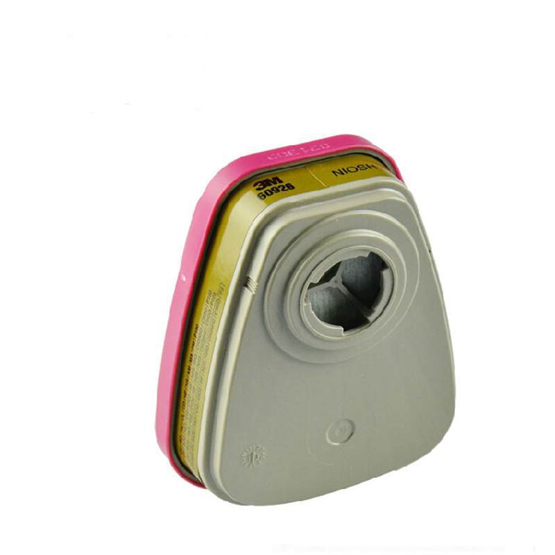3M 60928 caja de filtro de máscara de gas químico anti-radiactivo olor a gas activado caja de filtro de carbón