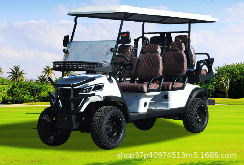 Electric golf cart sightseeing car four-wheel foreign trade quality scenic spot park stadium sales department car ferry manufacturers