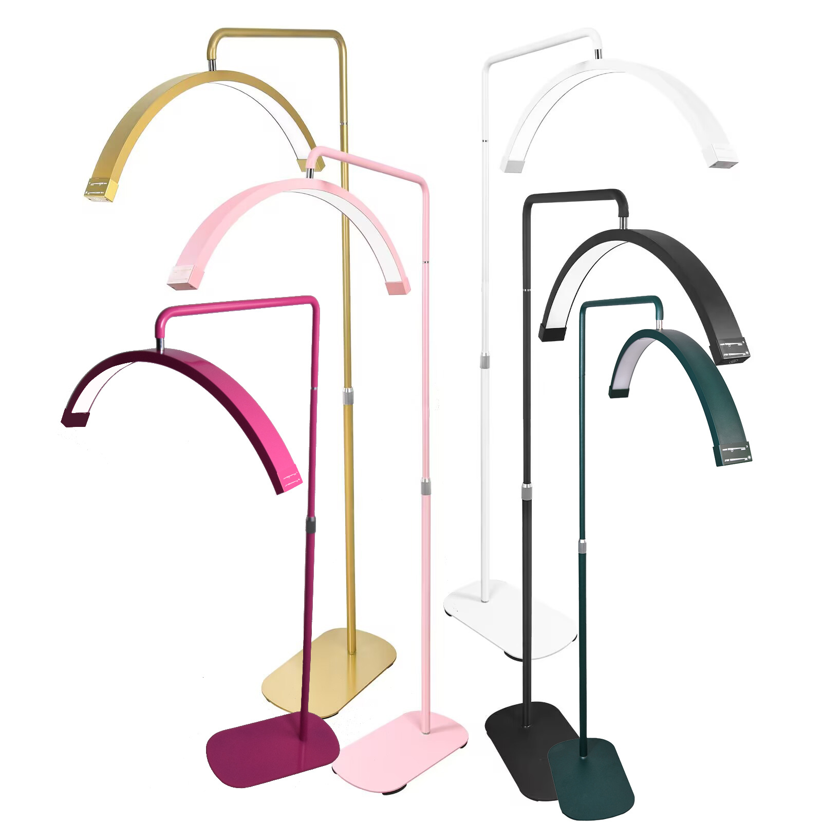 Belleza en forma de U lámpara de relleno de luz lámpara de pie protección para los ojos belleza lámpara de iluminación 45W media luna lámpara de pestañas lámpara de belleza del tatuaje