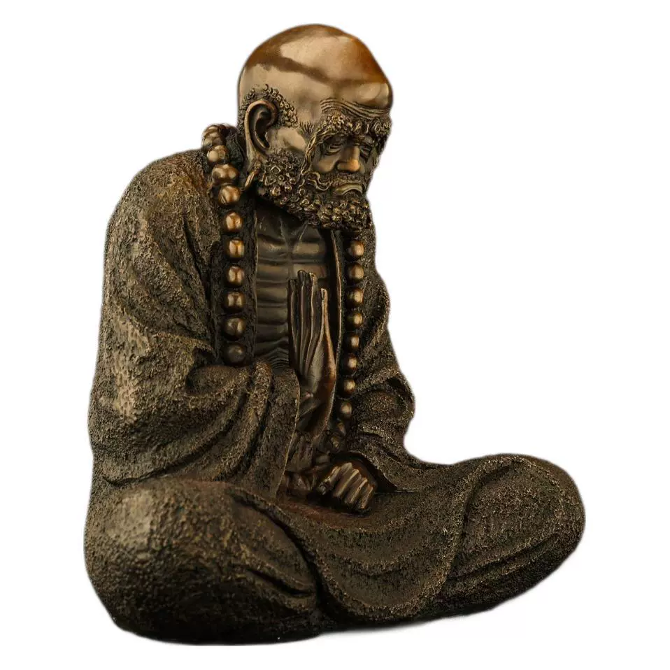 Дамо венш Dharma Буддийские статуи созерцательные и осознают предка Чис Дзен поклонение живому залу, домашняя церемония, большой
